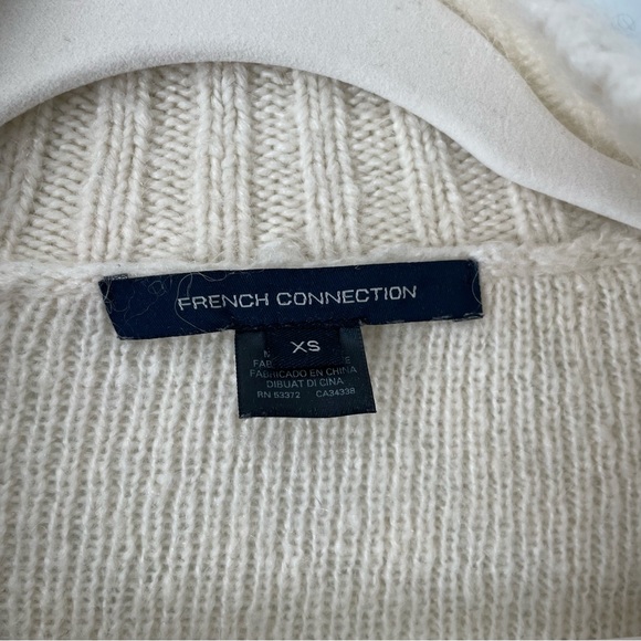 French Connection Colorblock Quarter Zip Sweater - Picture 3 of 3